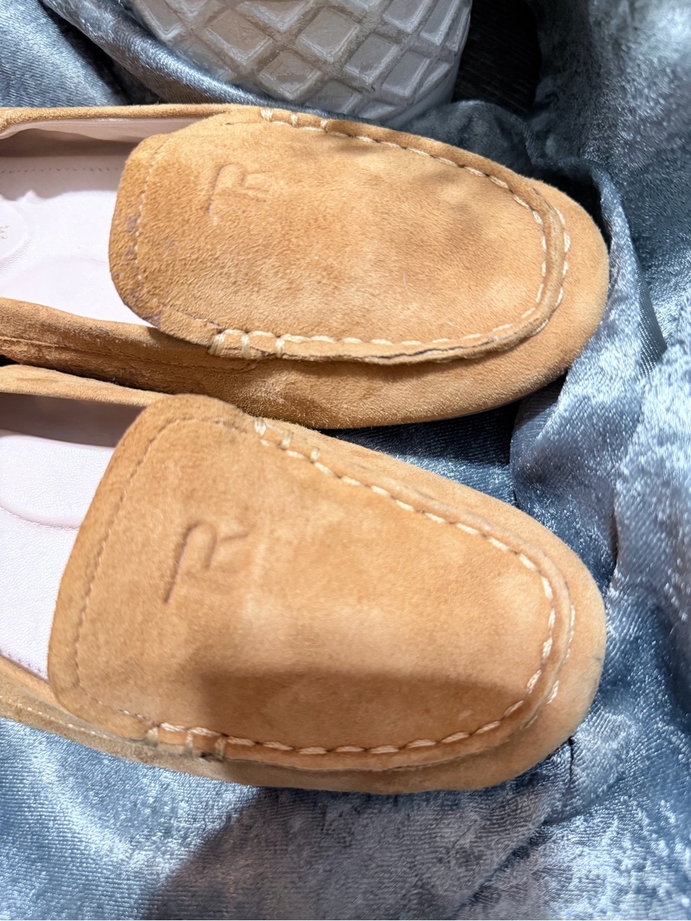 Taryn Rose Kristine Leather Moccasins in Tan Women’s 7.5 - Picture 2 of 7